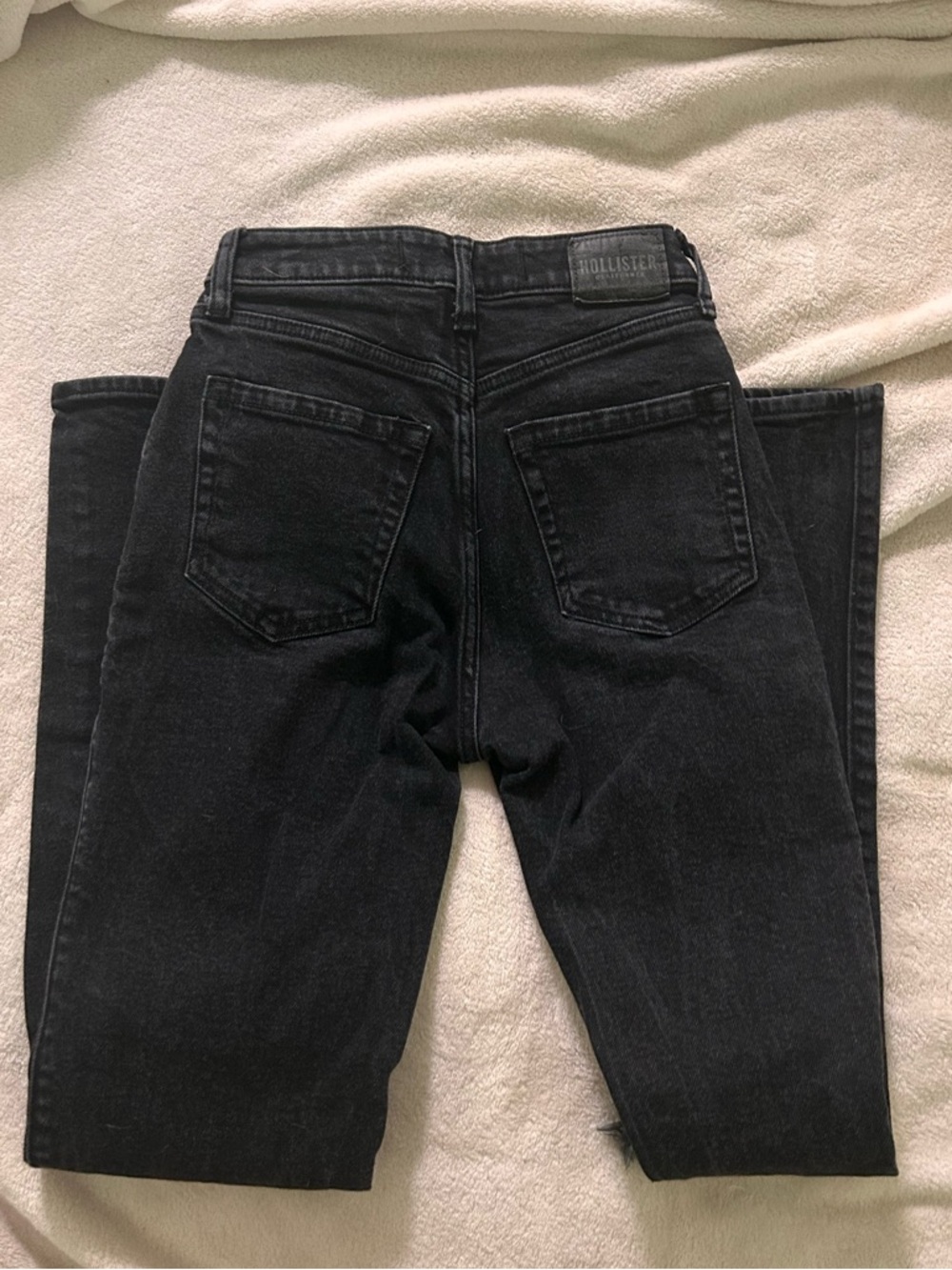 Hollister Black Washed High-Rise Jeans